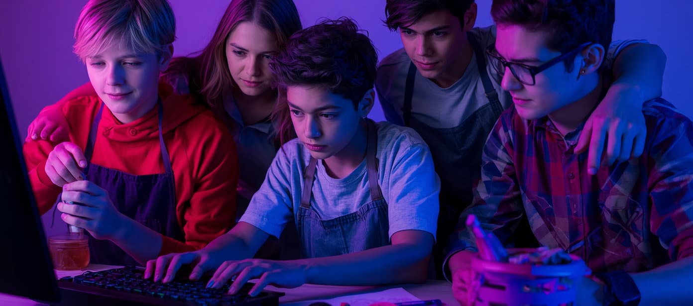 Kids exploring careers